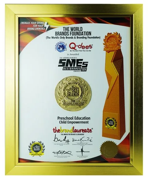 The BrandLaureate SMEs certificate 2024, Preschool Education