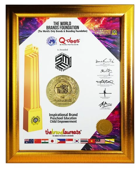 The BrandLaureate SMEs certificate 2025, Preschool Education